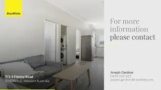 7/1-5 Fitzroy Road, Rivervale WA