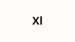 How to pronounce Xl