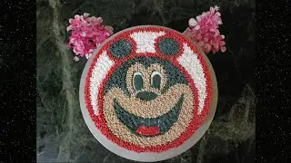 Mickey Mouse  Cake Decoration Full Video 🐭| 1kg Cartoon Cake | How to make mickey mouse cake 🎂