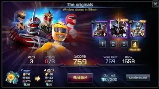 Power Rangers Legacy Wars | The Originals Score Attack 🔥 Intense Gameplay | High Score Challenge