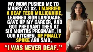 MY MOM PUSHED ME TO MARRY AT 32. I MARRIED A DEAF TECH MILLIONAIRE, LEARNED SIGN LANGUAGE...