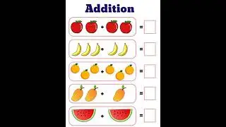 Math's addition   || English worksheet