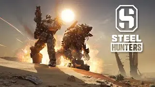 NEW PVP ROBOT BATTLE  SHOOTER - STEEL HUNTERS - FIRST PLAY