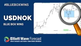 USDNOK Find Buyers After ZigZag Elliott Wave Correction. Rallies 120+ pips | Blue Box Wins