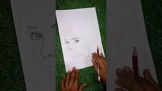#facedrawing  #youtubeshorts #art #drawingtutorials #sketch 😍💞😘