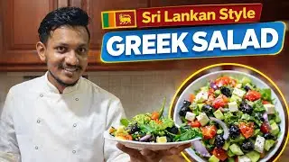 Authentic Greek Salad at Home | Simple & Delicious | Srilankan style