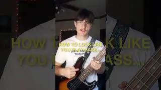How to look like you play bass&hellip; #musician #guitar #bassguitar #bassist #basstips #basstechnique