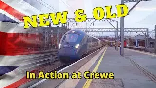 Trains at Crewe The New & Old
