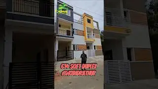 8️⃣0️⃣lakhs☎️8220111174☎️9003131174 4️⃣BHK duplex For sale #kundrathur #chennai #home #houseforsale