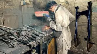 Manufacturing of Motorcycle Swingarms in Factory | Bike Parts Making