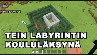 TEIN LABYRINTIN KOULUL&Auml;KSYN&Auml; MINECRAFTIIN