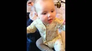 Учимся садиться. 5 мес.       learn to put the child