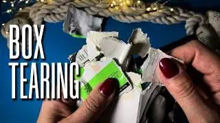 30 Minutes ASMR Beauty Product Box Tearing | Slow Paper & Cardboard Sounds, No Talking