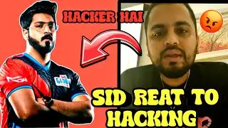 SID REACT TO MAYAVI HACKING ALLIGATION😡🤯