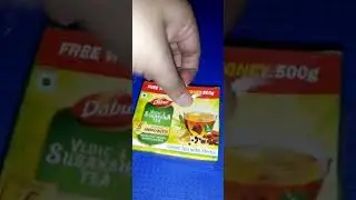 Dabur Green Tea Unboxing