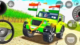 Modified Mahindra Thar😈Games:Indian Green Thar (Gadi Wala Games) Car Game Android Game - #2025