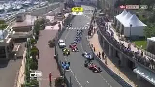 GP2 2012 Monaco Startchaos