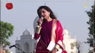 Durga Jasraj introduces monuments that echo with a silence that sings to you&hellip; the iconic Taj Mahal..