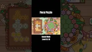 FLORAL PUZZLE CASUAL MODE LEVEL 9 & 10