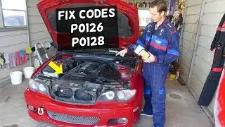 NAPRAW KOD P0126 P0128 BMW E46 E39 E53 E60 Z3 Z4 E83 X3 X5