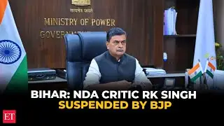 BJP suspends former Union Minister RK Singh for &lsquo;Anti-Party Behaviour&rsquo; post Bihar win