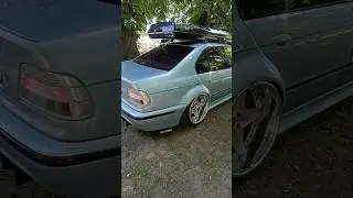 Bmw E39 tuning car on the meet #tuningcar #driftstuntmedia