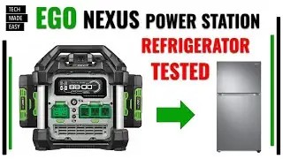 EGO NEXUS POWER STATION REFRIGERATOR TESTED