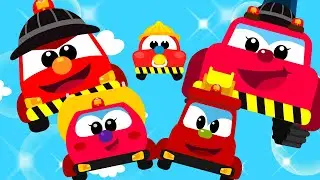 Finger Family &ndash; Fire Truck Heroes! 🔥 |Car Song | Nursery Rhymes & Kids Songs