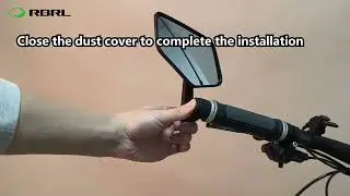 Installation of RBRL bike mirror RM16E new launched bicycle mirror handlebar bar end mirorr