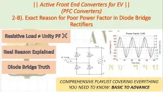 LECT 02-B) | Exact Reason for Poor Power Factor in Diode Bridge Rectifiers #ashishwanode