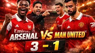 Arsenal VS Manchester United | efootball 2025 #efootball #pes #ronaldo #fifa #football #highlights