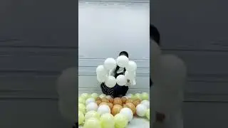 Make A Cartoon Character From Balloons #shorts