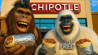 Приготовление буррито в CHIPOTLE