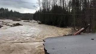 Granite Creek Road Bridge in Libby has washed out