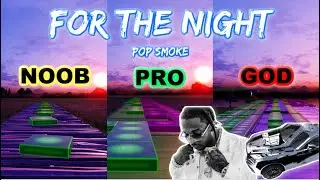 POP SMOKE - For The Night - Noob vs Pro vs God (Fortnite Music Blocks) With Code