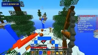 Minecraft SOLO Sky Wars #24 'NO WEAPON CHALLENGE!' with Vikkstar (Minecraft Skywars)