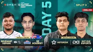 [EN] OMEN VCSA Split 3 &ndash; Day 5 || OMEN VALORANT Challengers South Asia 2025