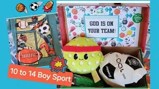 Operation Christmas Child - 10 to 14 Boy Sport Theme Unboxing!