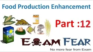 Biology Food Production part 12 (Mutation Breeding technique, Biofortification) class 12 XII