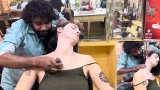 Indian Massage With Powder (Telecom) For Summer Relief Cosmic Head Massage Junior Baba Sen 