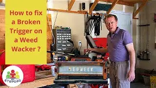 How to Fix a Broken Trigger on a Weed Wacker (Redneck Style)
