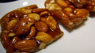Badam aur Kaju ki Chikki-Kaju Katli -Peanut Chikki- Cashew Brittle Candy-Almond Brittle