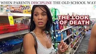 WHEN YOUR PARENTS DISCIPLINE YOU THE OLD SCHOOL WAY