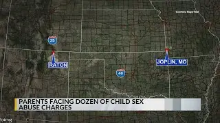 New Mexico couple faces dozens of child sex abuse charges after fleeing to Missouri
