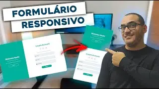Como montar um formulário de login e cadastro RESPONSIVO
