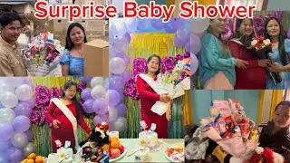 Mero Kanxi Baini ko Baby shower vlog & sali lai vena le k surprise pathayo ta 😱