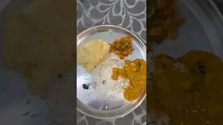 South Indian meals🍚💛 #trending #shortsindia #teluguvlogs #cooking #southindianfood #homefood #fyp