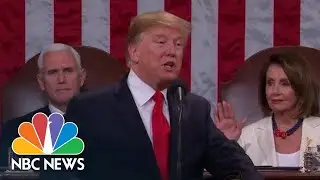 Nancy Pelosi Tries To Quiet Democrats At State Of The Union | NBC News
