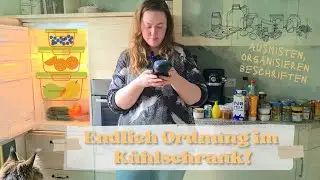 Kühlschrank organisieren ✨️ Endlich Ordnung mit Containern und Beschriftung | vorher / nachher 🐈