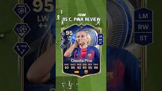 95 Claudia Pina Review in FC 26, TOTY P9 clears everyone 😭 #shorts #claudiapina #toty #fc26 #eafc26